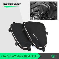 【LZ】 For Suzuki V-Strom DL650 DL1000 DL 650 DL 1000 Crash Bar bag Motorcycle Tool Placement Bag Frame Triple-cornered Package Toolbox