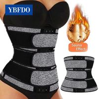 （A Beautiful） YBFDO Neoprene ซาวน่าเอว TrainerSweat เข็มขัดสำหรับผู้หญิง Shapercorset การสูญเสียน้ำหนักการบีบอัด Trimme เข็มขัด