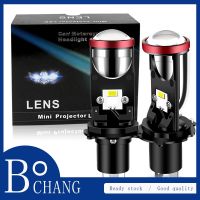 Bochang 2ชิ้นไฟหน้าโปรเจ็คเตอร์ LED 20000LM H4เลนส์ RHD LHD หลอดไฟอัตโนมัติชุดแปลงไฟหน้า H4 CSP ลำแสงสูง/ต่ำ12V 24V 6000K