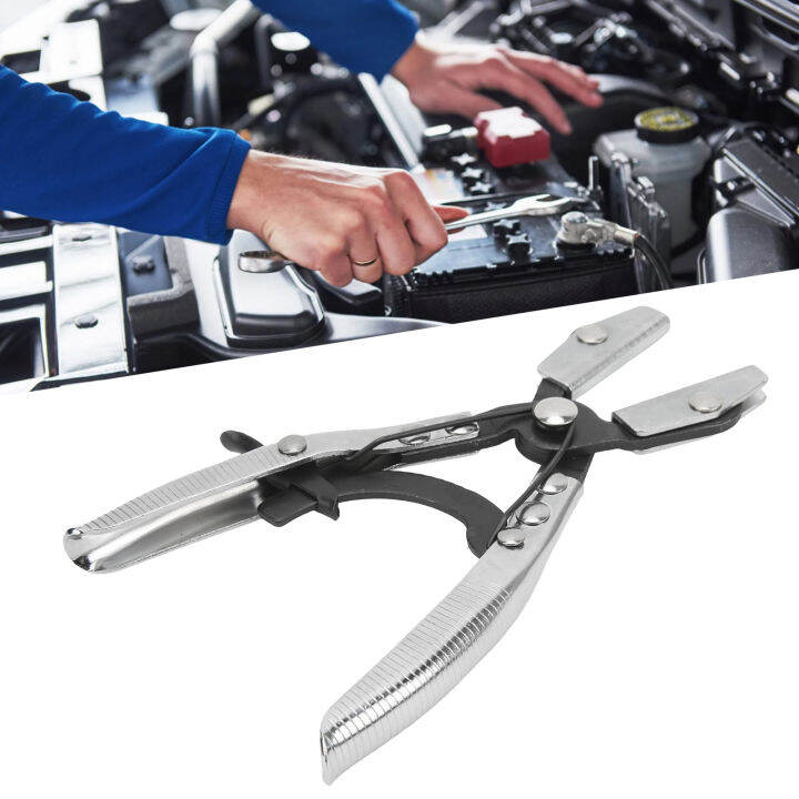 Ratcheting Hose Pinch Off Plier Line Pinch Off Plier Serrated Teeth