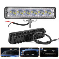 Jpp ไฟตัดหมอกแถบแสงสำหรับทำงานโคมไฟเสริม6LED,12V 24V ไฟสปอร์ตไลท์พอดสำหรับรถยนต์รถบรรทุกรถ ATV ออฟโรด