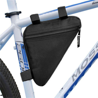 กระเป๋าจักรยานกระเป๋าสามเหลี่ยมกันน้ำกรอบทรงกระบอกใส่ด้านหน้าสามเหลี่ยมกระเป๋า