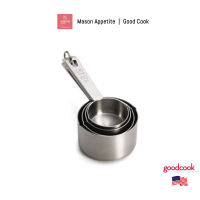 247687 GoodCook 4 Piece Measuring Cup Set ชุดถ้วยตวง กู๊ดคุก สเตนเลส 4 ชิ้น