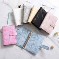 A5 A6  White Black Color Marble Binder DIY Binder Only Cover Diary Agenda Planner Paper Cover School Stationery Electrical Connectors