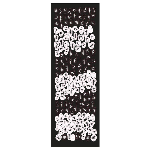 galicici-stickers-สติ๊กเกอร์ตัวอักษรเดียวกันภาษาเกาหลีสติกเกอร์ภาษาอังกฤษน่ารักสติกเกอร์วัสดุdiy