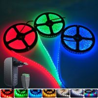 RGB 300 LED strip light 5m 60LEDs/m SMD 2835 White Warm White Red Blue Luces LED strip 12V Waterproof flexible Tape rope stripe