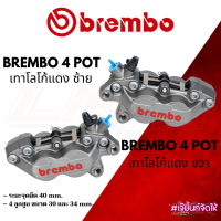 BREMBO หูชิดเทาโลโก้แดง ขวา(R)/ซ้าย(L) ของแท้ 100%