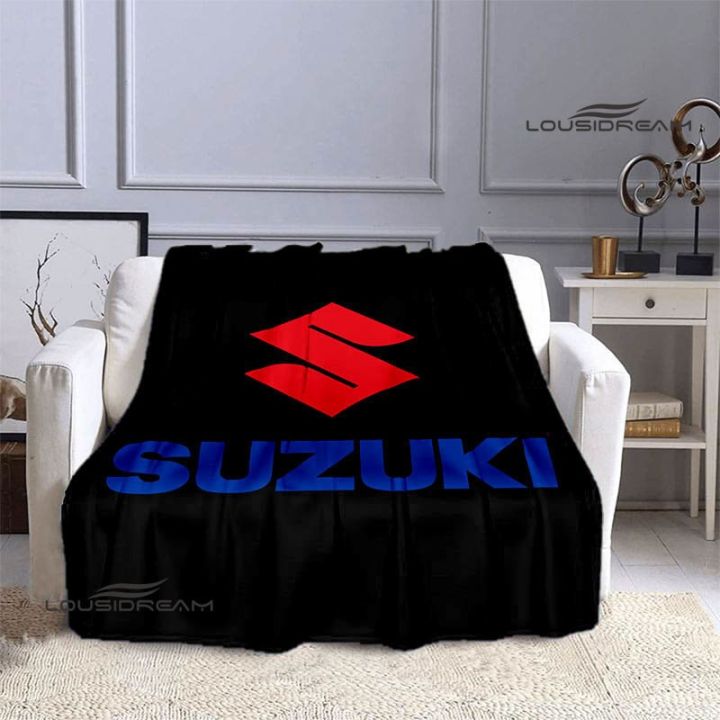 in-stock-s-suzuki-motorcycle-printed-blanket-warm-flange-blanket-family-travel-blanket-picnic-blanket-bed-lining-blanket-birthday-gift-can-send-pictures-for-customization