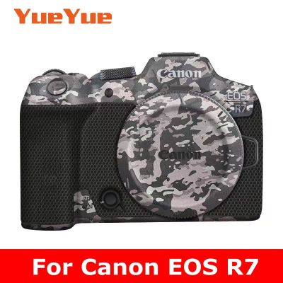 สำหรับ Canon EOS R7 EOSR7กันรอยขีดข่วนเสื้อคลุมสติกเกอร์กล้องฟิล์มป้องกันสติ๊กเกอร์ติดบนตัวเครื่อง