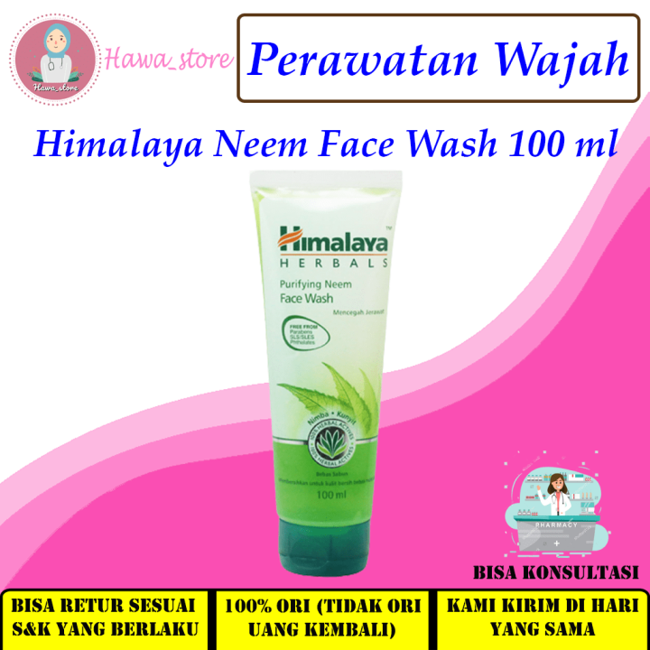 Himalaya Face Wash 100/Purifying Neem Face Wash/Sabun/Muka/Kecantikan Lazada Indonesia