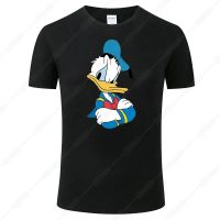 Donald Duck Print T-shirt For Men Disney Fashion Print Short Sleeve Funny Shirt Xsxxl Asian Size