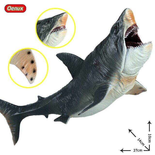 oenux-sea-life-สัตว์-great-white-shark-จำลอง-marine-big-shark-action-figures-pvc-รุ่นเหมือนจริงของเล่นเพื่อการศึกษาสำหรับเด็ก