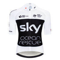 รูปแบบใหม่ SKY ฤดูร้อนชายและหญิงแขนสั้นขี่จักรยานย์เสื้อฤดูร้อนจักรยานเสื้อผ้าเสื้อ