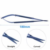 ศัลยกรรมประสาทไมโครกรรไกรไทเทเนียม Micros 18เซนติเมตรจักษุแพทย์ Microsurgical กรรไกรเครื่องมือ