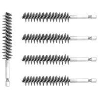 Stainless Steel Bore Brush Wire Brush for Power Drill Cleaning Wire Brush Stainless Steel Brush with Hex Handle