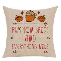 Halloween Day Cushion Cover Throw Pillow Case 45X45Cm for Sofa Home Office Decor 4#