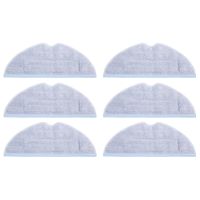 Replacement Microfiber Mop Clothes Cleaning Pads for Roborock T7S T7S Plus S7 Vacuum Cleaner Accessories 6 Pcs