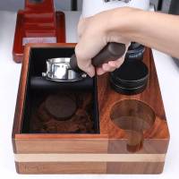 แท่นวางแทมเปอร์ 58mm มีถังเคาะกากกาแฟ แท่นวางด้ามชงกาแฟ ที่วางแทมเปอร์ ที่วางด้ามชงกาแฟ? สินค้าพร้อมส่ง?