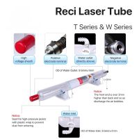 Maxwave Reci W1 75 90W CO2 Laser Tube Wooden Case Box Packing Dia. 80mm for CO2 Laser Engraving Cutting Machine