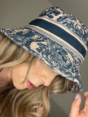 [hot]Unisex Cotton Bucket Hat for Womens Cartoon Flat Top Sun Cap Summer Panama Fashion Mens Fold Sun Fishing Fisherman Hats