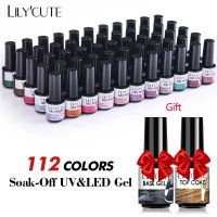 LILYCUTE 0Pcs Colors Gel Set Semi Permanent Soak Off UV Led Nail Art Salon Gel Varnish Hybrid Gel Kit
