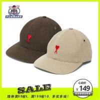 23 New Ami Baseball Cap With Love Embroidery A Letter Peaked Cap Trendy Men And Women Casual Black Student Trendy Brand Genuine