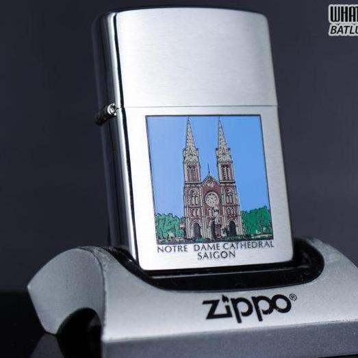 Zippo 2001 Notre Dame Cathedral Saigon Lazada.vn