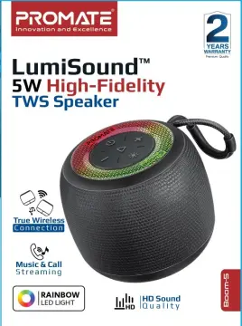 Lumisound wireless best sale weatherproof led speaker