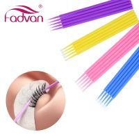 【YF】 100/bag Disposable Makeup Brush Eyelash Swab Durable Micro Fadvan Extension Individual Lash Removing Tools