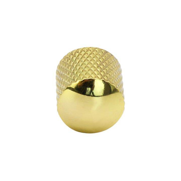 fleor-6pcs-dome-metal-knob-gold-speed-control-knobs-potentiometer-knobs-6mm-for-electric-guitar-bass-guitar-bass-accessories