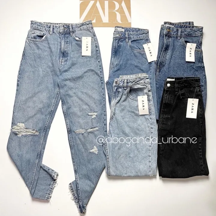 Zara Mom Jeans | High Waist | Lazada PH