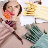 MEND 13pcs/set ใหม่ อายแชโดว์บลัชออน มืออาชีพ สีสดอบอุ่น แปรงทาขอบปากอายไลเนอร์ ชุดแปรงแต่งหน้า แปรงรองพื้นคอนซีลเลอร์ เครื่องมือแต่งหน้า