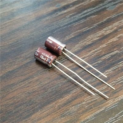 50pcs 10uF 35V NICHICON SV Series 5x7mm Long Life 35V10uF Aluminum Electrolytic Capacitor