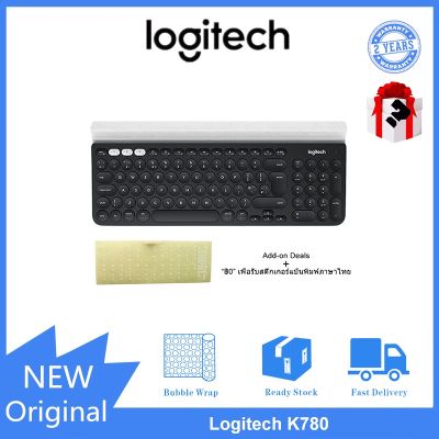 Logitech K780 คีย์บอร์ดไร้สายบลูทูธ &amp; 2.4 Ghz สําหรับ Windows, Mac, Chrome Os, Ios, Android