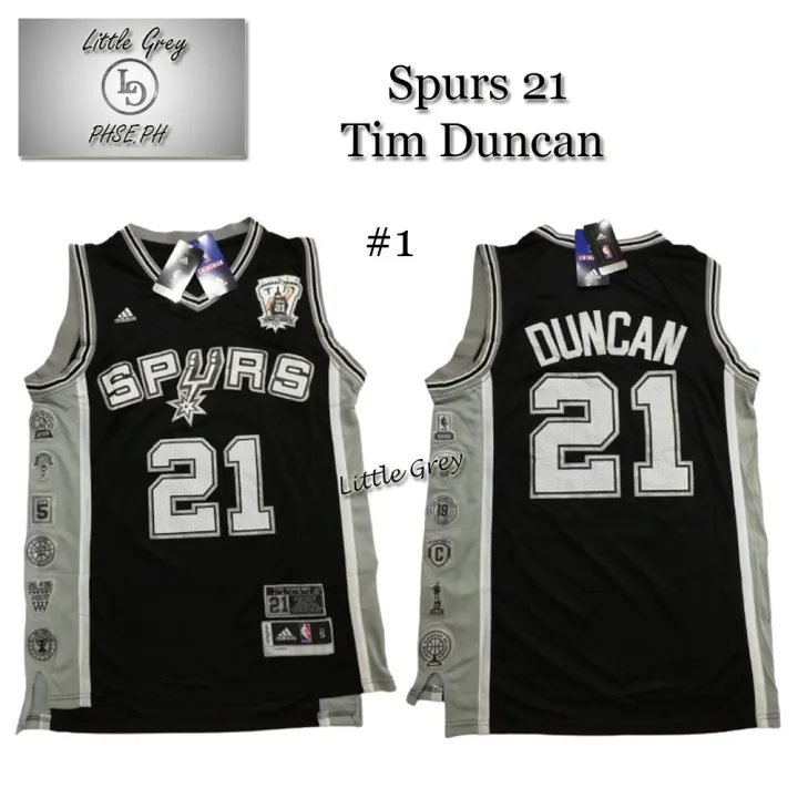 San Antonio Spurs 21 Tim Duncan Basketball Jersey | Lazada.co.th