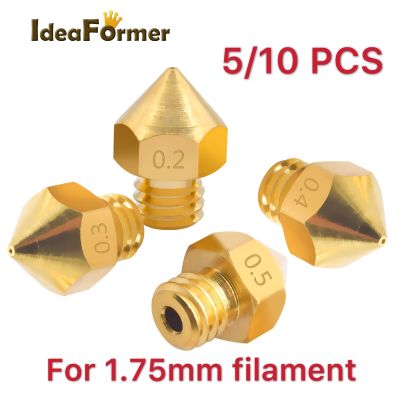 【HOT】◈✷ 5/10pcs Printer MK8 Nozzle Screw Threaded Upgrade Capacity Type Big 1.75MM CR10 CR10S Ender-3