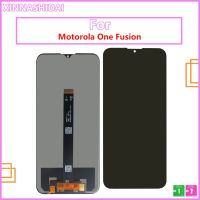 For MOTO One Fusion Display With Frame Original For Motorola One Fusion LCD xt2073-2 Display Touch Screen Digitizer Assembly