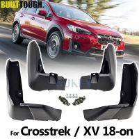 4Pcs ด้านหน้าด้านหลังรถ Mud Flaps สำหรับ Subaru XV Crosstrek 2018 Mudflaps Splash Guards Mud Flap Mudguards อุปกรณ์เสริม2019