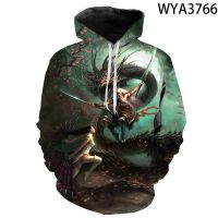 Men Women Children Fashion Hoodies Dragon 3D Printed Sweatshirts Pullover Long Sleeve Boy Girl Kids Streetwear Casual Coat