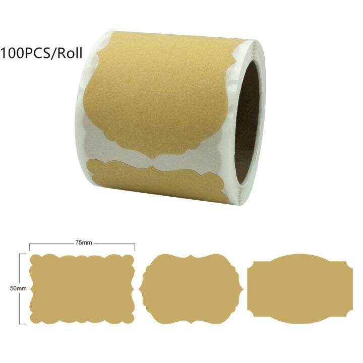 100 PCS DIY Gift Tags Sticker Christmas, Gift tag Stickers, Name tag