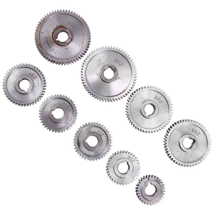 9pcs-set-cj0618-household-small-lathe-micro-lathe-gear-metal-exchange-gear