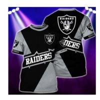 NFL Las Vegas Raiders Men Women Tshirt 3D Print Hot Trends