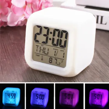 Anime Stitch Alarm Clock Colorful Glowing LED Stitch Cartoon