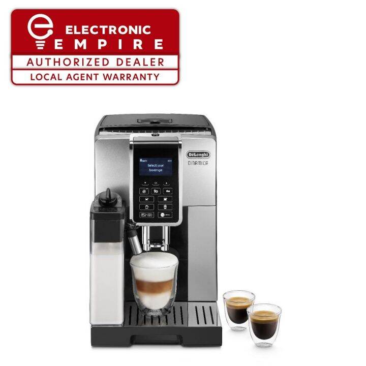 Delonghi ECAM350.55.SB Dinamica Silver Black Fully Automatic Coffee