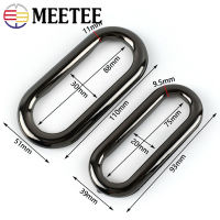 Meetee 24pcs ID75mmID88mm Oval Rings Metal Handle Frame Bag Handles Bags Eyelet Frame Kiss Clasp Clutch Buckle DIY Accessories