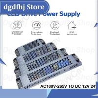 Dgdfhj Shop AC110 220v to DC 12V 24V LED Strips Driver Power Supply Lighting Transformers Adapter Switch 36W 60W 100W 150W 200W