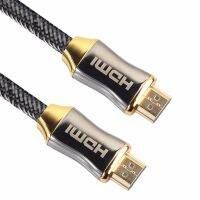 สาย HDMI 2.0 4K 3D หัวต่อทอง24K คุณภาพสูง ใช้ได้กับโทรทัศน์คอมพิวเตอร์และอุปกรณ์ทุกอย่างที่มีช่อง