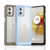 Berwarna-Warni Pelindung Kes Yang Jelas untuk Motorola MTO G73 5G Kusudyen Meliputi Tugar Berat Kalis Gegar Capa Funda