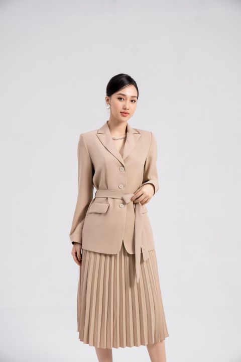 Áo vest nữ công sở tay dài Eva de Eva 21ABLE030B | Lazada.vn