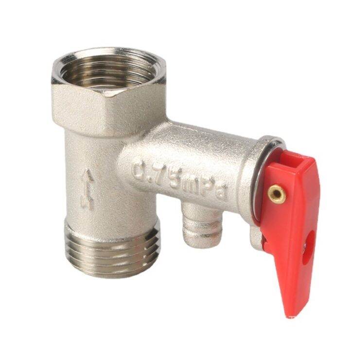 4 Points Safety Valve 0.75MPA 0.8MPA Brass Pressure Relief Valve